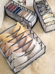 1 件式可折叠分隔收纳盒抽屉整理器