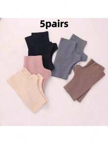 女士羊绒羊毛露指手套 - 弹力保暖冬季手套，柔和米色/中性色调，可手洗，适合休闲和正式场合 - 优雅的正式和休闲配饰，御寒装备，简约设计，优质面料，时尚达人必备，经久耐用，是时尚女性的理想之选