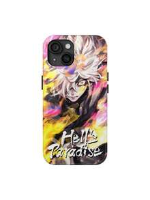 Funda de Teléfono Anime Paradise, Merch de Gabimaru, Fundas Delgadas y Resistentes, Funda para 17 16 15 14 13 12 11 Pro Promax - Estilo 2 - Ver 8
