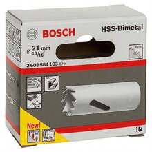 Bosch 2608584103 - Sierra de corona HSS (21 mm)(Ø 21 mm) - Multicolor - Ver 2