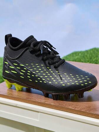 Barnfotbollsskor, sportskor med klossar för pojkar och flickor