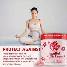Inositol Multivitamin - Myo-Inositol, D-Chiro Inositol, Omega 3, Get The Perfect Daily Dose Of Essential Vitamins And Minerals(Buy It And Get A Mysterious Health Product) - 2 件裝 - 查看 3