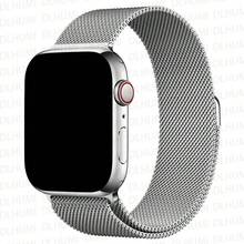 Milanese Loop Band For Apple Watch Strap, Ultra 49mm 45mm 44mm 41mm 40mm Metal Wristband Bracelet For Series 9 8 7 6 5 4 3 SE - 42/44/45/49MM - View 8
