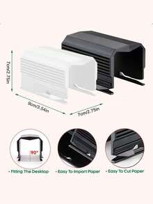 1个礼品包装纸切割器高精度刀片手动切割工具工艺DIY剪贴簿便携式滑动式裁纸器生日礼物/家庭办公无需电池高效精准 - 彩色 - 查看 4