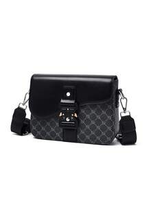 Peach Tree Men's Clutch Bag, Square Pillow Bag, Wristlet, Wallet, Crossbody Bag 2-In-1, Neutral Business Storage Bag Suitable For Business Trip, Toiletries Storage, Handbag, Wristlet, Men's Gift, Valentine's Day Gift, Father's Day Gift, Multi-Purpose, Dorm, University Valentine'S Day Phone Bag - Multicolor - View 8