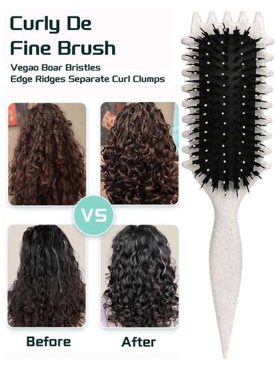 2035brushes فرشاة تجعيد الشعر المحسنة حديثًا، تتميز بتصميم خاص للشعيرات مناسب بشكل خاص للشعر المجعد، للجنسين، يسهل إنشاء أنماط مختلفة من التجعيد، يقلل من الشد وانفصال الشعر. مثالي للحلاقين وصالونات التجميل والسفر، أداة تصفيف شعر أساسية، منتجات العناية بالشعر والاكسسوارات.