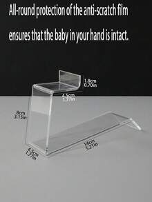 1/2 Transparent Acrylic Shoe Store Display Rack, Transparent Sandal Display Rack, High Heel Display Rack, Shoe Organizer, For Home, Shopping Center - Clear - View 9