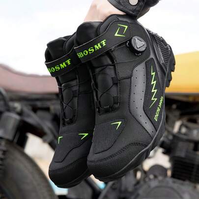 Women's Motorcycle Riding Shoes, Commuter Biker Anti-Fall Off-Road Gear, Professional Long-Distance Motorcycle Travel Road Bike Riding Shoes