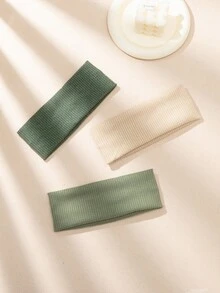 3件套纯色发带，适合日常佩戴，可打造休闲发型，也可作为健身头带、头巾、吸汗带使用，是秋冬季节女士度假造型的理想发饰，优雅的围巾式头巾，柔软舒适的头巾，是夏季穿搭的完美之选。 - 彩色 - 查看 5