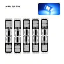 10pcs T10 C5W LED Bulbs, Signal Lights, 194/168 LED Bulbs, Suitable For Car Instrument Panel, Roof Reading Lights, License Plate Lights And Parking Lights, 12V, Car Indicator Light Bulbs, LED Car Lights, Automotive LED Bulbs - 10pcs - View 11