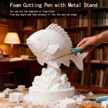 Foam Cutting Pen, Suitable For Cutting Foam, Polystyrene And Other Materials, Applicable For Handmade, Model Making, Cosplay Prop Making And Other DIY Projects, Handmade Creative Gifts - US A Type Plug(110-127V) - View 3