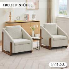 Living Room Chairs - Beige - View 4