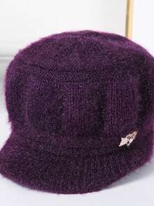 1 件女式新款人造毛皮加厚保暖蒙古帽，防风耳罩，带可拆卸狐狸毛绒球配饰，适合秋冬季服装 - 帽子 - 查看 10