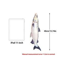 40/60 cm realistyczne pluszowe zabawki w kształcie ryb, zwierzęta z miękkim wypełnieniem, pluszowe poduszki z rybami oceanicznymi i słodkowodnymi, łosoś/saury/tuńczyk/granik/pomfret/głowogon wężogłowy itp., kreatywne zabawki dla kotów i psów, specjalne dekoracje do pokoju, prezenty urodzinowe dla dzieci, prezenty na Halloween, prezenty świąteczne, prezenty noworoczne, prezenty na Święto Dziękczynienia, prezenty na Walentynki.