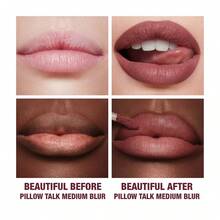 Charlotte Tilbury  Flawless Matte Lip Blur 液態唇彩 #Pillow Talk Medium Blur 6.8ml/0.22 Oz | 極柔霧面配方，打造噴槍般柔霧唇效 | 持久不乾澀霧面唇色 - Pillow Talk Medium Blur - 查看 4