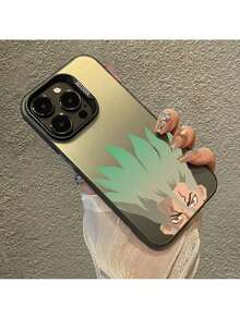 Funda de teléfono Anime Comics Dr.STONE compatible con 16 15 Plus 14 13 12mini 11Pro Max, cubierta trasera mate a prueba de golpes, funda compatible con funda  17 pro max, funda  17 pro, funda  17, funda  16, funda  16 pro max, funda  15. - Z3 - Ver 10