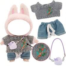 Conjunto de ropa: Suéter y Jeans, incluye bolsa accesorio linda (Muñeca no incluida), Mercancía - Multicolor - Ver 6