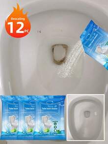 jakehoe 12/6/3/1件装厕所清洁粉，适用于浴室和厕所清洁，去除污渍、尿味，家用清洁粉，泡沫清洁粉，圣诞节、情人节、返校季（随机新旧版本） - 彩色 - 查看 6