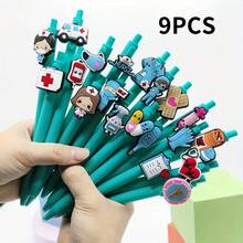 20/30 piezas Bolígrafos de enfermera/médico para escribir, regalo del Día de la Enfermera con estilo aleatorio, de vuelta a la escuela - Multicolor - Ver 10