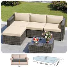 1pc Minimalist Solid Color Milk Silk Elastic Sofa Seat Cover, Universal Fit For All Seasons - Beige - View 13