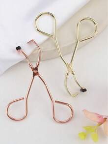 RANCAI 1/2 支迷你睫毛夹，精准小巧，配有硅胶替换垫，适用于单根睫毛、半眼角和局部睫毛夹，打造浓密卷翘的睫毛效果。