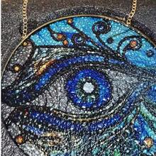 One Piece, Blue Evil Eye Pendant, Blue Eye Stained Glass Shade, Sun Catcher, Amulet, Body Protector, Auspicious Spell, Cultural Pendant, Exorcism, Exorcism Pendant, Gift For Dad, Gift For Mom, Gift For Friend, Gift For Girlfriend - Multicolor - View 4