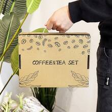 双层不锈钢法式滤压咖啡壶套装，含2个保温杯和量勺 - 哑光黑或拉丝银 - 彩色 - 查看 6