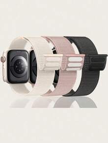 3 Packs Stretchy Solo Loop Band Compatible With Apple Watch Band 38mm 40mm 41mm 42mm 44mm 45mm 46mm 49mm For Women Men, Adjustable Sport Elastic Nylon Strap Compatible With IWatch Series Ultra/SE/11/10/9/8/7/6/5/4/3/2/1 - Multicolor - View 16