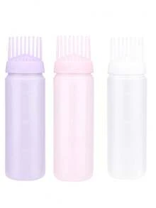 2/3pcs Spray Bottles, Shampoo Liquid Bottles, Hair Dye Bottles, Hair Salon Styling Kit, Shampoo Bottles, Deep Cleansing Hair Roots, Hair Dye Tools, Salon Tools, Root Comb, Applicator Bottle With Measurement Scale - Multicolor - View 13