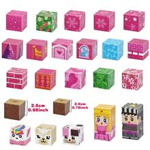 Bloques de construcción magnéticos, rompecabezas 3D, juego creativo de castillo de princesa STEM, adecuado para niños y niñas, regalos de fiesta de cumpleaños y Navidad - Multicolor - Ver 7