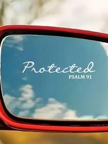 Bible Mirror Stickers Christian Jesus Car Decorative Stickers, Waterproof Vinyl Stickers For Hard Hats, Laptops, Water Bottles, Phone Cases, And Cars - one-size - View 10