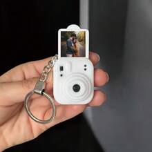 Customized Photo Mini Camera Keychain, Personalized Memento With Customizable Photo Insert, Cute Camera Shaped Keyring, Suitable For Couples/Friends Gift, Unique Customizable Daily Carry Accessory,Garden Decor - Multicolor - View 8