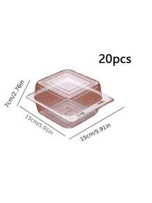 Transparent Mini Hamburger Box, Single Serving Sandwich Packaging Box With Lid, Suitable For Stall Selling - Transparent - View 9