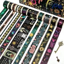 20 Rolls Washi Tape Set - Floral Decorative Masking Tape, Adhesive Tape Supplies, Junk Journal, Scrapbooking Supplies, Wrapping, Party Decoration - 塔羅牌 - 查看 3
