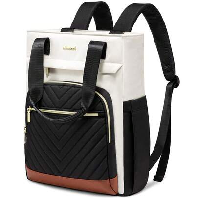 LOVEVOOK Laptop Backpack For Women, 15.6 Inch Work Laptop Bag Teacher Nurse Backpack, Wide Open Travel Tote Backpack Purse Business Computer Daypack