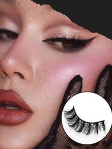 7 Pairs Natural Look False Eyelashes Set, Synthetic Eyelashes, Makeup