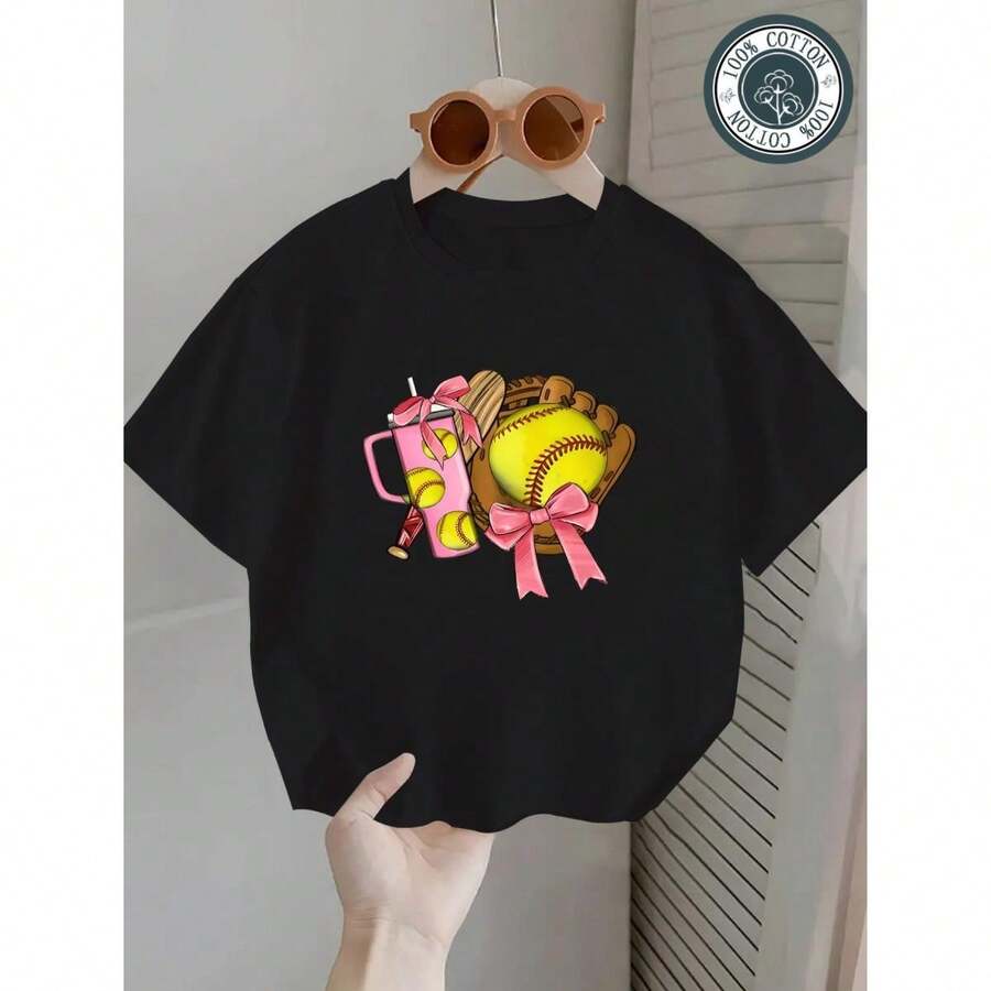 Young Girls T-Shirts - Black - View 1