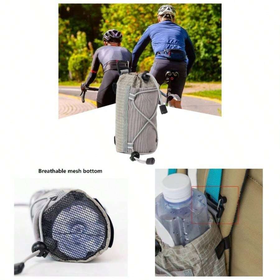 Anti - Slip Backpack Utility Phone Pocket Backpack Pouch, Small Mesh Bottom Sling Bag Hiking Fishing Climbing Cycling Travel Sports Daily Commuting Arm Belt Men Women - inicial - Ver 1