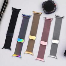 适用于三星 Galaxy Watch 8 40mm/44mm 和 Watch 8 Classic 46mm 的金属表带，柔软不锈钢网状表带，磁吸式表扣设计，男女通用，适用于 Galaxy Watch 8/8 Classic 2025 - Galaxy watch 8/8 Classic - 查看 6