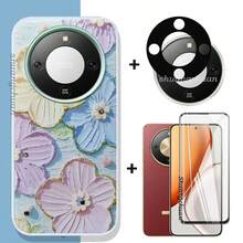 3 miếng dán màn hình cho Honor X9D, kính cường lực toàn màn hình, keo dán Honor X9D, họa tiết màu sắc, ốp lưng điện thoại hai lớp mờ chấm bi, miếng dán bảo vệ màn hình, thích hợp sử dụng hàng ngày, văn phòng, nhà. Miếng dán màn hình điện thoại chống nước, chống sốc, chống rơi, chống trầy xước. - DJ# 3PCS - Xem 2