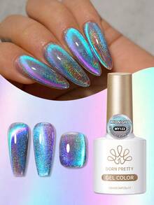 BORN PRETTY 10ml 彩虹极光猫眼磁性凝胶指甲油 HEMA TPO 无晶莹流动 可轻松卸除 UV LED DIY 沙龙指甲油 - 彩色 - 查看 1