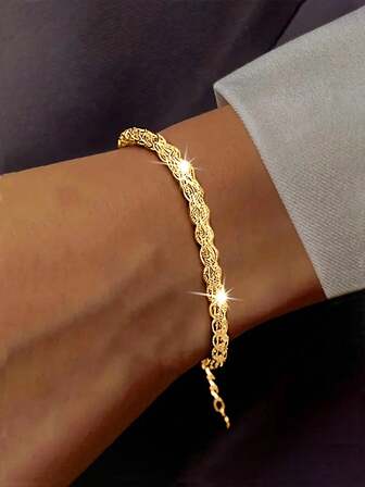 1 pezzo Braccialetto in argento sterling 925 con coda di fenice, braccialetto a catena minimalista semplice, per uso quotidiano delle donne, regalo di San Valentino