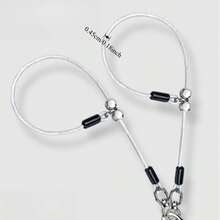 2-In-1 Dog Leash, Waterproof, Anti-, Reflective, Steel Wire - Silver - View 2