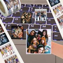 KATSEYE Sammelaufkleber / SOPHIA MANON DANIELA LARA MEGAN YOONCHAE / "BEAUTIFUL CHAOS", Aufkleber-dekorierte DIY Notizbücher, Fan-Sammlerstücke, limitierte Auflage Eyekon Sammlerstücke - Verschiedenfarbig - Übersicht 8