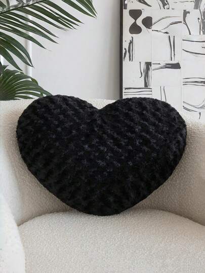 Soft Heart-Shaped Throw Pillow, Decorative Cushion Suitable For Bed, Sofa, Chair, Cute Heart-Shaped Pillow For Bedroom And Living Room