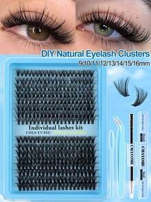 CMAYOME 320 قطعة رموش صناعية تأثير مكياج عيون ثلاثية الأبعاد، طقم إطالة الرموش بأنماط مختلطة مع لاصق وختم، ملقاط وفرش للمبتدئين، مجموعة رموش كثيفة وفاخرة مع غراء الإطالة، أعواد مسكرة، مشبك رموش، مكياج جمالي لتكبير العيون، خليط واقعي من رموش DIY للاستخدام اليومي/الثقيل/الخفيف/المسرح - متعدد الألوان - مشاهدة 19