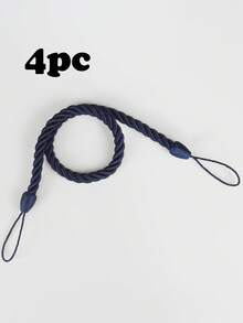 1pc/2pcs/4pcs Polyester Braided Rope Curtain Tie Backs, Multi-Color & Size Options, Suitable For Curtain Fixing And Decoration - Multicolor - View 37