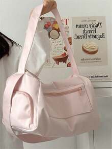 Bolsa de fitness mini para mujeres, compacta y portátil, con compartimento impermeable, bolsa de viaje impermeable, bolsa de gimnasio linda, correa para el hombro ajustable, cierre con cremallera, adecuada para fitness, deportes y viajes. Bolsa de viaje corto de yoga deportivo de moda, cierre con cremallera, espaciosa, diseño elegante, adecuada para mujeres, gran capacidad para entrenamiento, natación, bolsa de gimnasio, con correa para el hombro ajustable, agarre cómodo, material duradero, no causará fatiga en la mano. - Multicolor - Ver 14