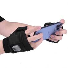 1 Pair Unisex Rechargeable Heated Gloves - Fingerless Design, 1800mAh Battery, 3-Layer Fabric, Fast Heating & Warm, 3 Temperature Levels (113°F, 122°F, 131°F), Flexible Touchscreen Gloves, Suitable For Outdoor Travel, Camping, Office Work And Leisure Activities