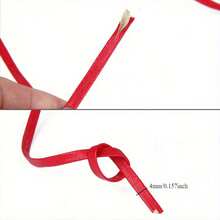 5米/包 4毫米仿皮绳项链绳手柄包边带缝纫配件，DIY压制皮革绳PU软表带项链线绳捆扎绳家居配件 - 仿皮繩 - 查看 4